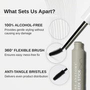 Bare Anatomy Expert Sleek Hair Finishing Stick | 100% Alcohol & Silicon Free | Baby Hair, Frizzy Hair & Flyaway Fixer | Non-Sticky & Non-Crunchy | Natural Sleek Finish With No Residue | 10ml, Gel
