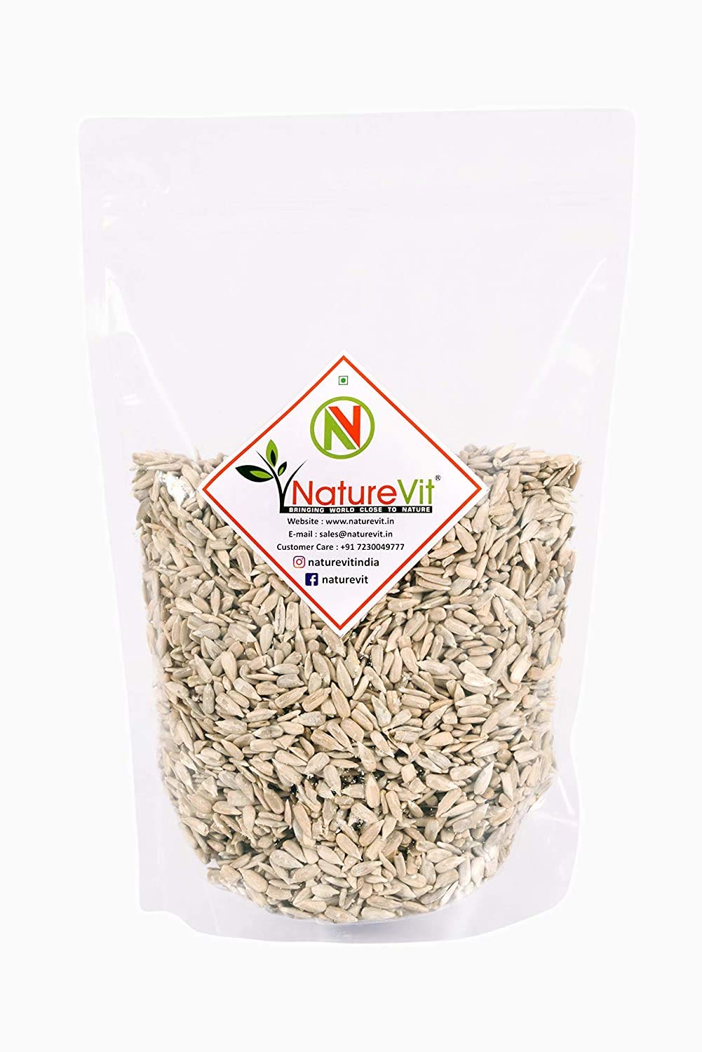 NatureVit Healthy Seeds Combo of 800 Gram (Pack of 4) | 200g Each | Watermelon, Pumpkin, Sunflower, & Chia | Super Saver Combo