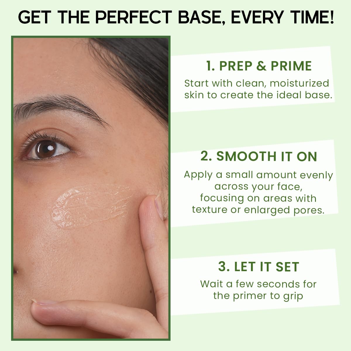 INSIGHT Hydrablur Primer| Lightweight| Silicone-Free| Water-Based| Hydrating & Smoothing| Enriched with Niacinamide| Hyaluronic Acid| Acne-Prone| Non-Greasy| Fast-Absorbing Primer| All Skin Types - 45gm