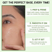 INSIGHT Hydrablur Primer| Lightweight| Silicone-Free| Water-Based| Hydrating & Smoothing| Enriched with Niacinamide| Hyaluronic Acid| Acne-Prone| Non-Greasy| Fast-Absorbing Primer| All Skin Types - 45gm