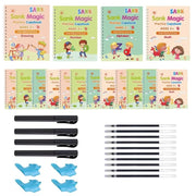 Toy Imagine Sank Magic Practice Copy Book Set for Kids, 4 Pack