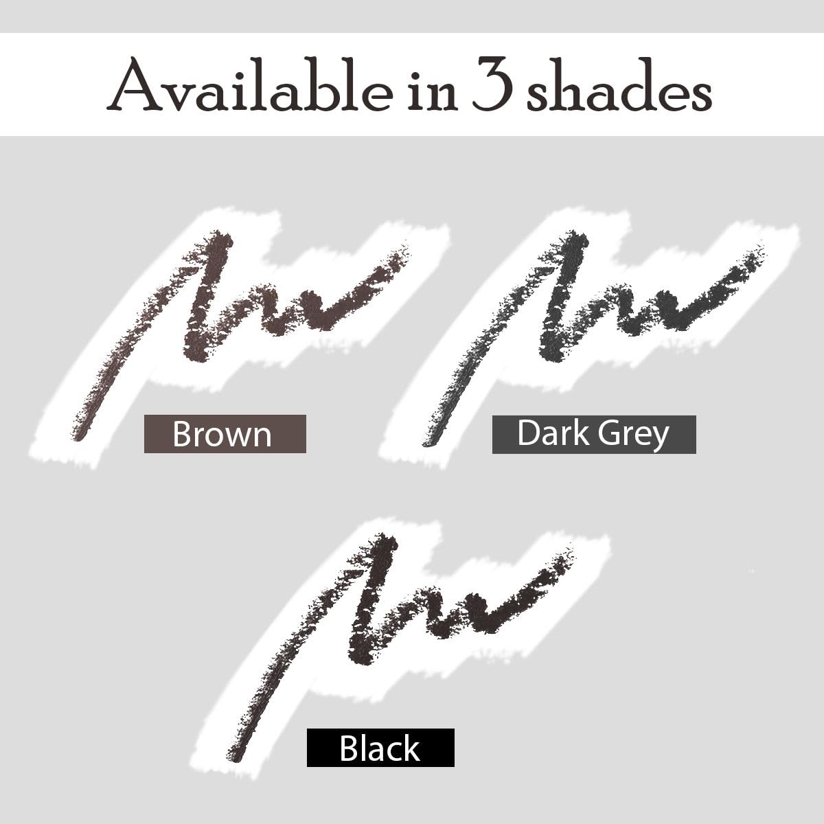 INSIGHT Smudge Free Eyebrow Pencil with Spoolie | Matte Finish | Long Lasting & Waterproof | For Indian Skin Tones | 0.5gm | Shade: Brown