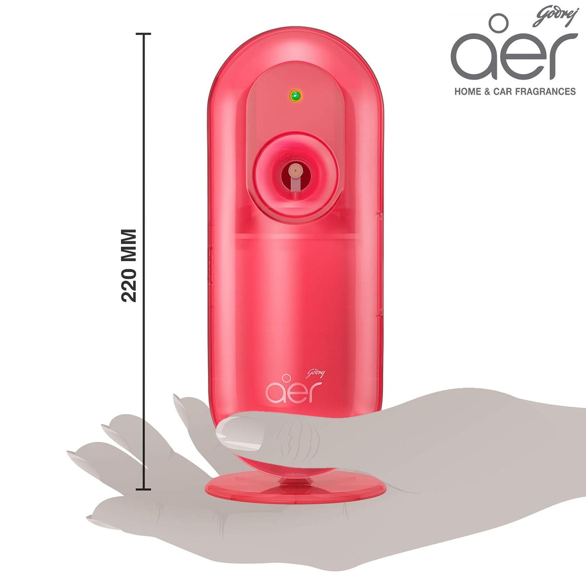 Godrej aer Matic Spray , Automatic Air Freshener Kit With Flexi Control - Cool Surf Blue (225 Ml) & Matic, Automatic Air Freshener Kit With Flexi Control - Petal Crush Pink (225 Ml) Combo