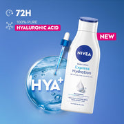 NIVEA Body Lotion For Men & Women, Express Hydration, for Fast Absorption, 200 ml