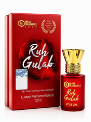 Parag fragrances Ruh Gulab Attar 12Ml For Religious & Personal Use/Natural Alcohol Free Attar For Men And Women/Natural Gulab Attar, Liquid