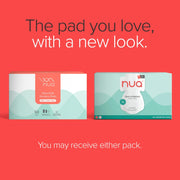 Nua Complete Comfort Sanitary Pads for Sensitive Skin | Pack of 50 Pads (25 Heavy Flow, 25 Medium Flow) with Disposal covers | Zero Irritation | Comfortable All-Day Protection | Ultra-Thin | Super Absorbent | No rashes | 50% Wider Back | 100% Toxic-Free, Dermatologically Tested