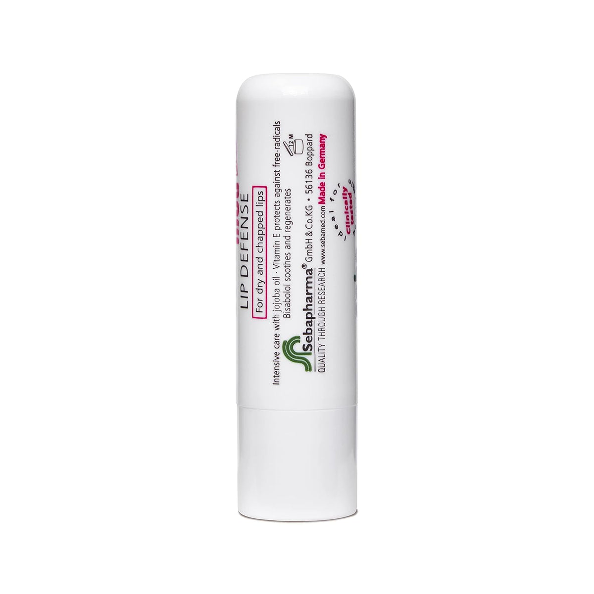 SebaMed Lip Defense Lip Balm With Spf 30 + Vit E | Regenerates Dry, Chapped Lips | Intensive Care With Vit E, Jojoba Oil & Chamomile | Clinically Tested | 4.8 Gm, White | Pack of 3