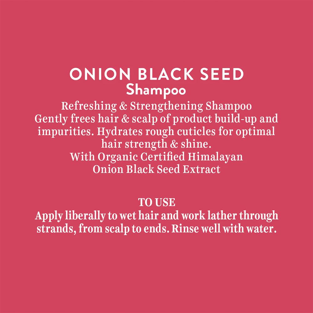 Biotique Onion Black Seed Shampoo For Fresh, Strong and Shining Hair, 300 ml | Hair Fall Control, Hair Strengthening | Paraben Free, Natural Botanical Extracts