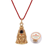ASTRODIDI Shri Hanuman Chalisa Yantra Pendant | Gold Plated Locket with Nano-Inscribed Hanuman Chalisa | Divine Protection & Blessings Kawach with Red Thread for Wearing
