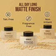 INSIGHT Banana Loose Powder 40g | Lightweight| Long-Lasting Coverage|Oil-Absorbing Finish| Reduces Shine| Suitable for All Skin Types