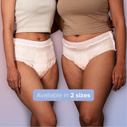 Nua Overnight Period Panties for Women | 360 degree coverage | For Heavy Flow | Unscented | 5 Disposable Period Panties | Extra Large | Upto 0% Leakage (Pack of 2)