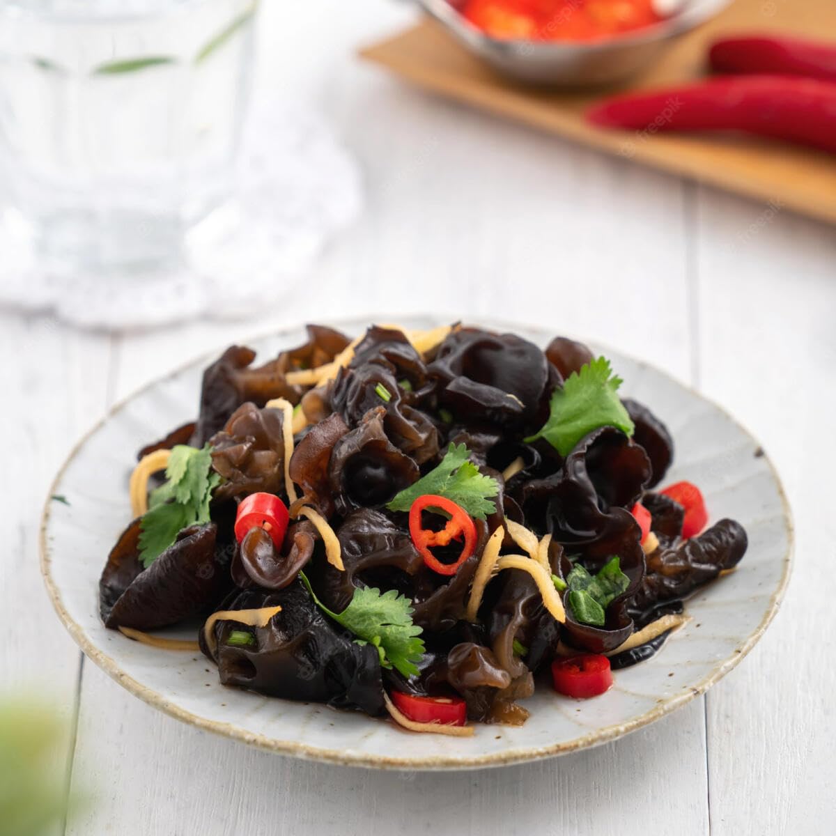 Urban Platter Edible Black Fungus Cloud Ear and Wood Ear Mushrooms, 50 g