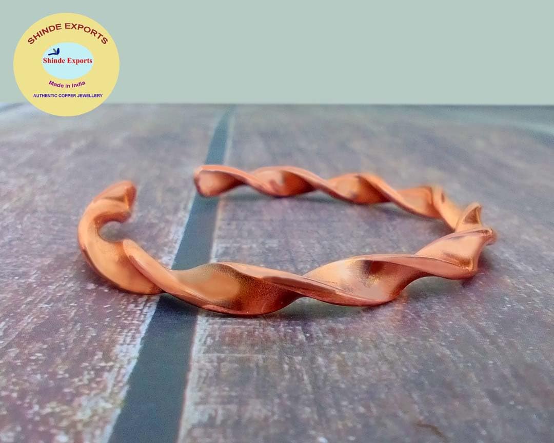 SHINDE EXPORTS pure copper kada bracelet for men women original