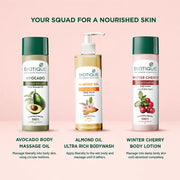 Biotique Winter Cherry Rejuvenating Body Lotion | Moisturizes and Hydrates the Skin | Prevents Ageing, Wrinkles and Dark Spots| 100% Botanical Extracts| Suitable for All Skin Types | 300ml