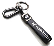 YaaNatural Yaa Catchy PREMIUM LEATHER & Key Cover with Hook KeyChain Compatible with MAHINDRA Unique Stylish look For Men Women BIKE & CAR Keyring for THAR/XUV700/BOLERO/SCORPIO