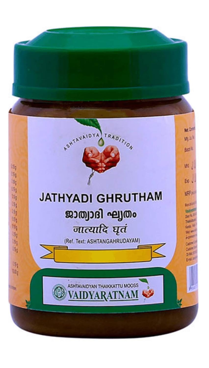 Vaidyaratnam Jathyadi Ghrutham 150 G (Pack Of 2), Multicolour