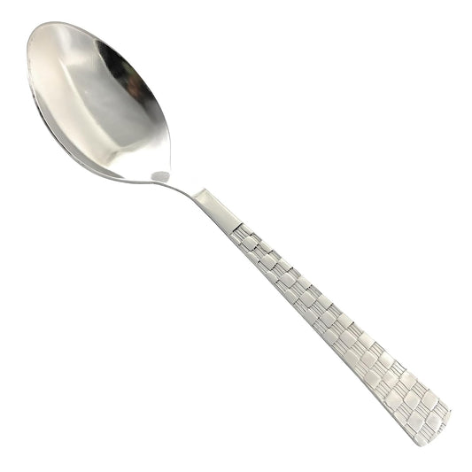 Parage 12 Pieces Stainless Steel Spoon Set for Home & Kitchen,15.5 cm Long, Tea, Coffee, Sugar & Spices, Small Spoons, Dining Tableware, Silver (Dilare)