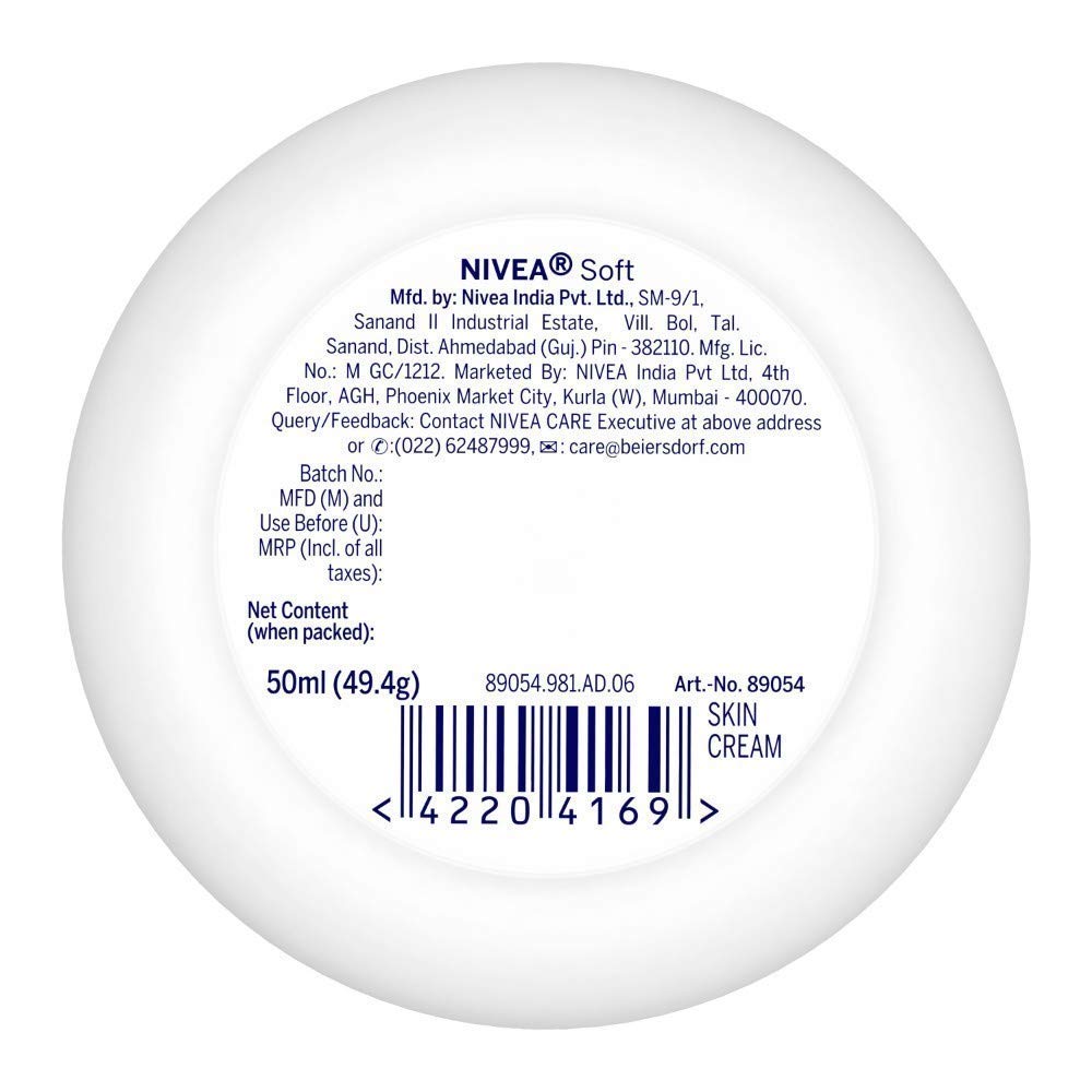 Nivea Nourishing Lotion Body Milk- 200ml + NIVEA Soft Light Moisturiser With Vitamin E- 50ml- Pack Of 2