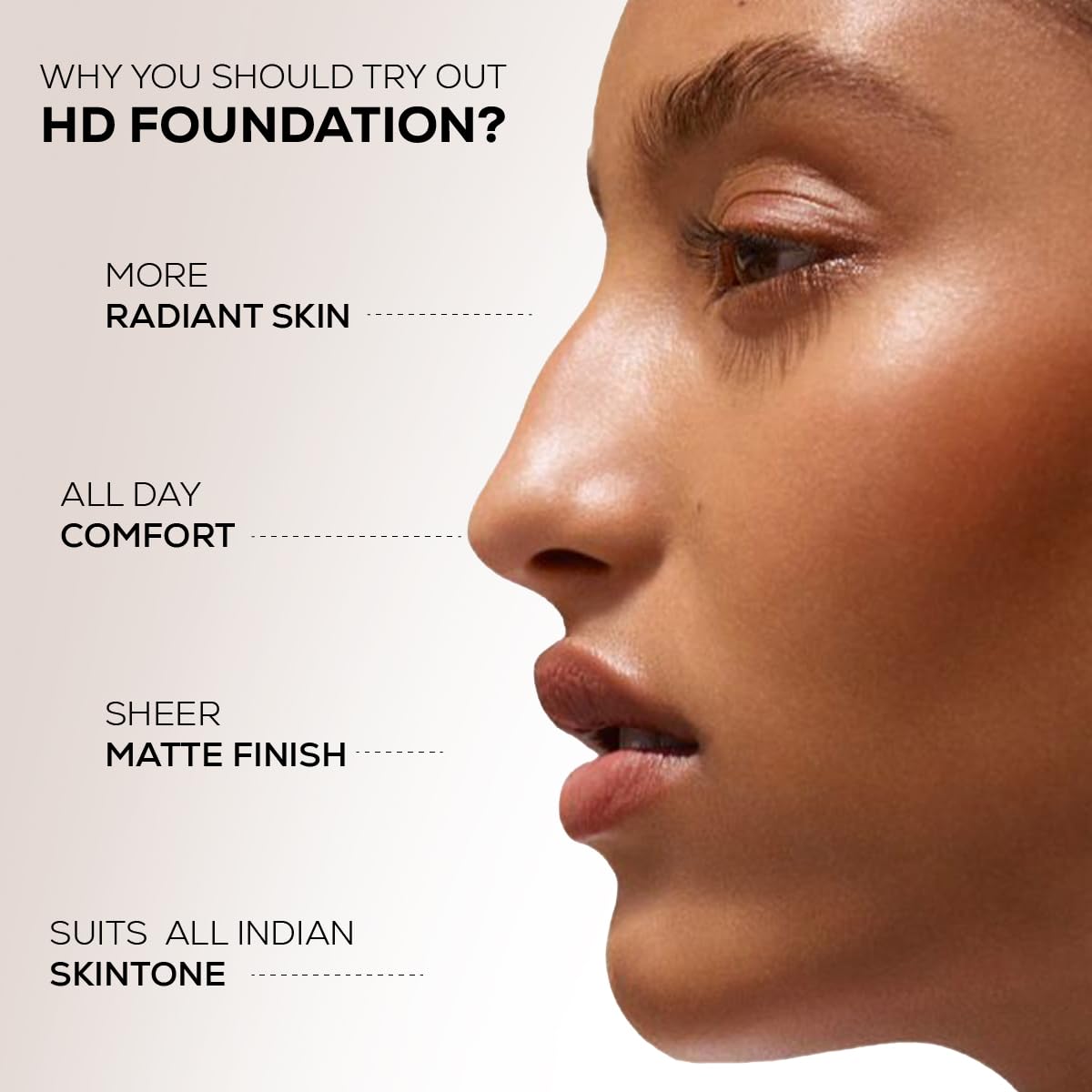 INSIGHT Professional HD Foundation - LN13 | Sheer to Medium Coverage | Long Lasting Upto 20 Hours | Lightweight, Blendable Formula | Enriched with Vitamin E, Squalene & Vitamin B5-30 ml