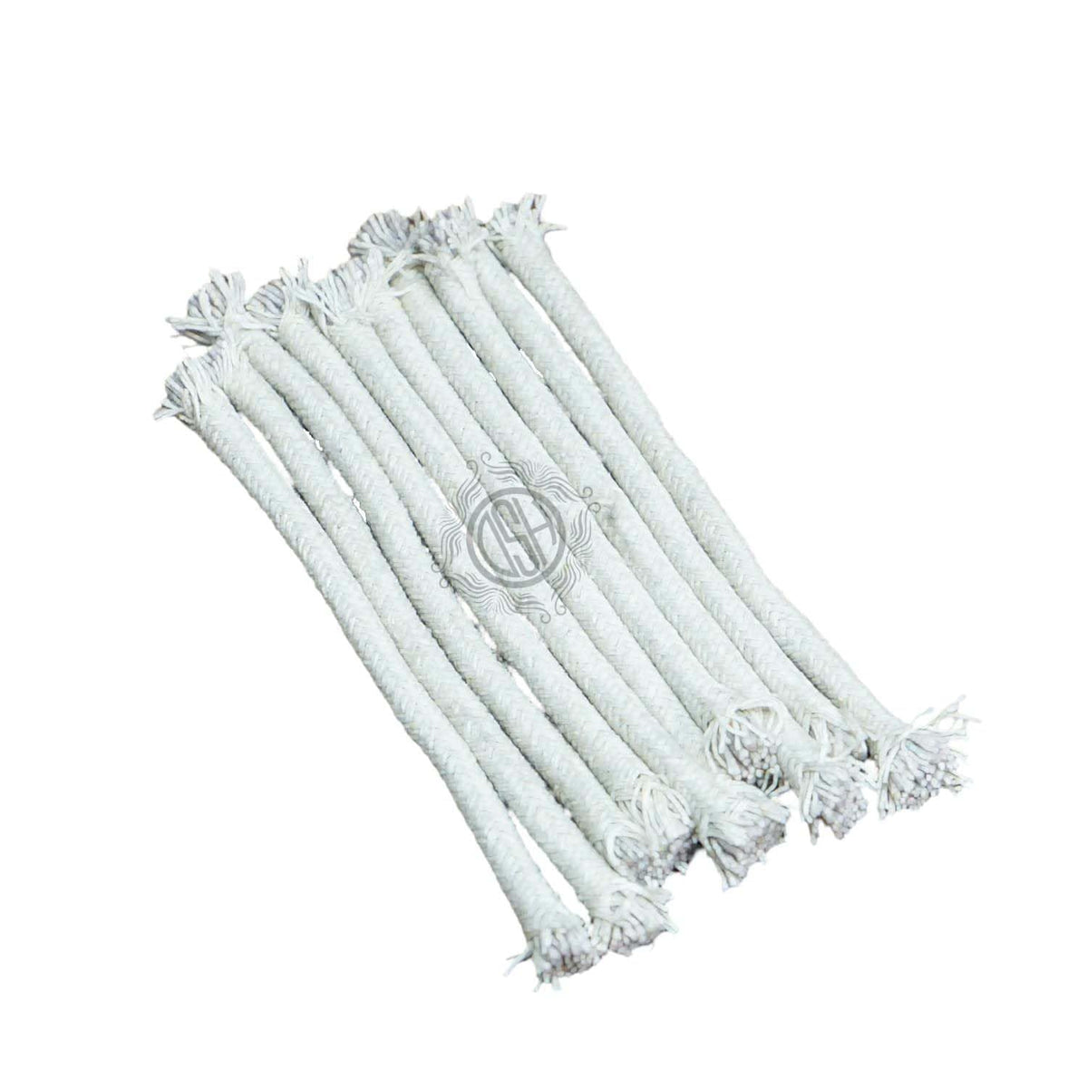 DSH Akhand Diya Wicks for Pooja Diya Batti for Oil Lamp Twisted Cotton Wick for Diya Pure Cotton Wicks for Diyas (Pack of 10)