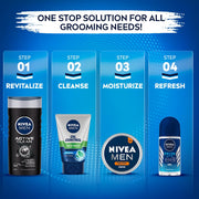 NIVEA MEN Oil Control Face Wash 100 g | With Magnolia Bark Extracts for 12 Hr Oil Control in Summer | 10 X Vitamin C Effect for Radiant Skin | For Oily Skin