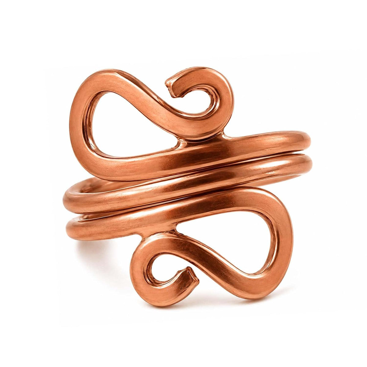 SHINDE EXPORTS Designing Pure Copper magnetic ring for men and women 8mm