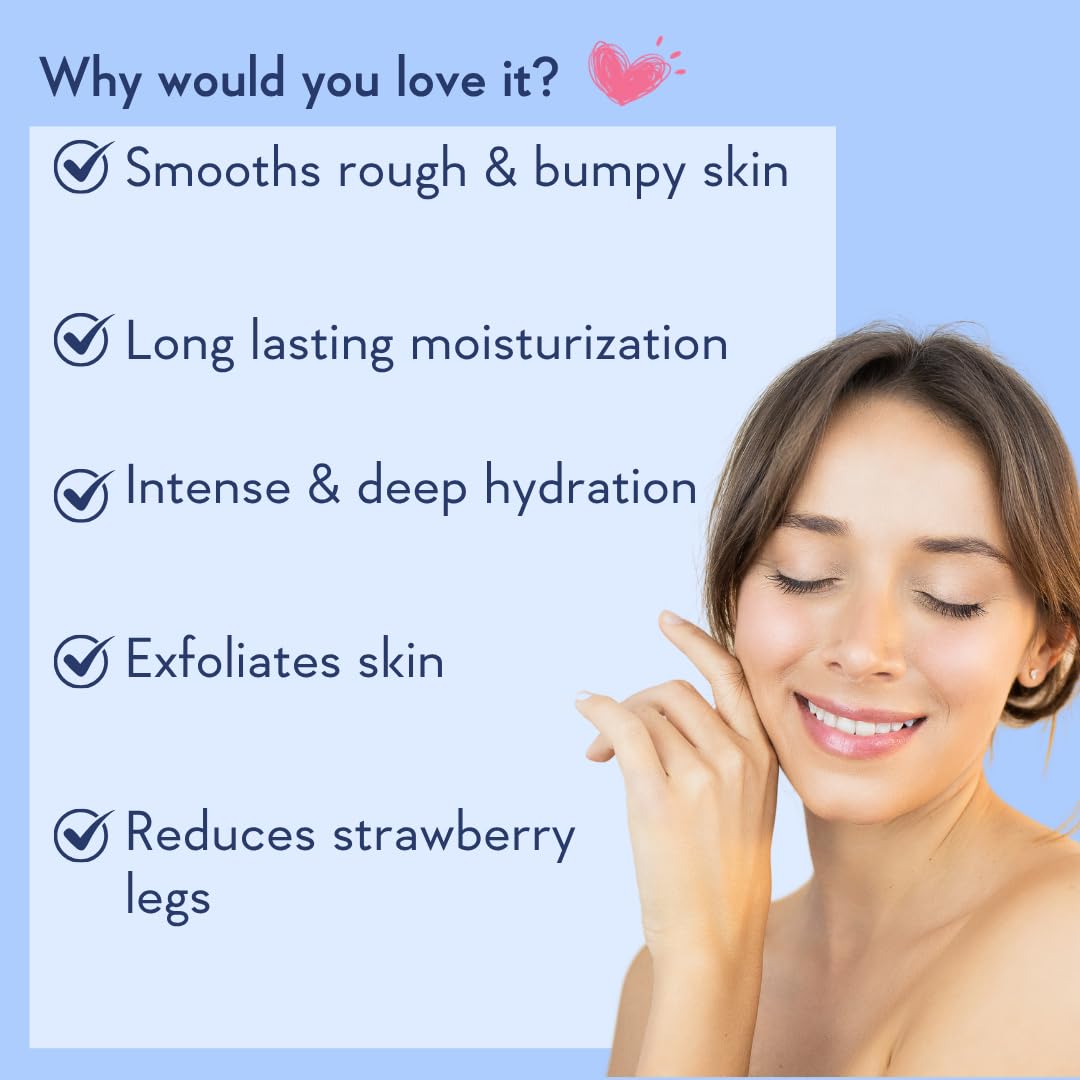 WishCare AHA BHA Body Lotion For Dry Skin | Provides Deep Hydration, Detans & Smooths Rough Skin | With 10% AHA & 1% BHA | Daily Use Body Lotion For Women & Men | 200ml