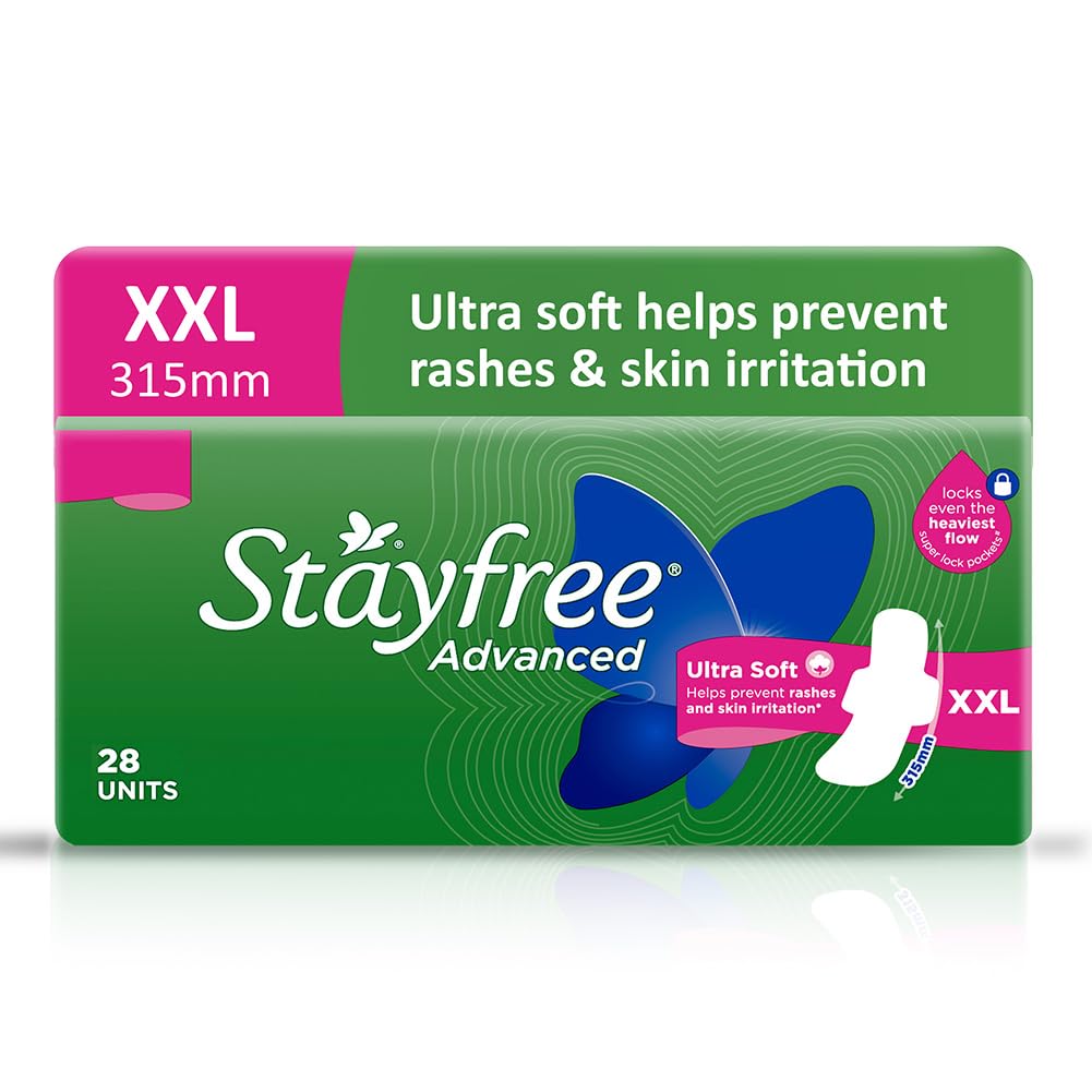 Stayfree Advanced XXL Ultra-Soft 28 Pads,Pack Of 1