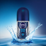 Nivea Body Lotion For Very Dry Skin, Cocoa Nourish, With Coconut Oil & Cocoa Butter, For Men & Women, 400 ml&Nivea Fresh Active Deodorant Roll On For Men, 50ml