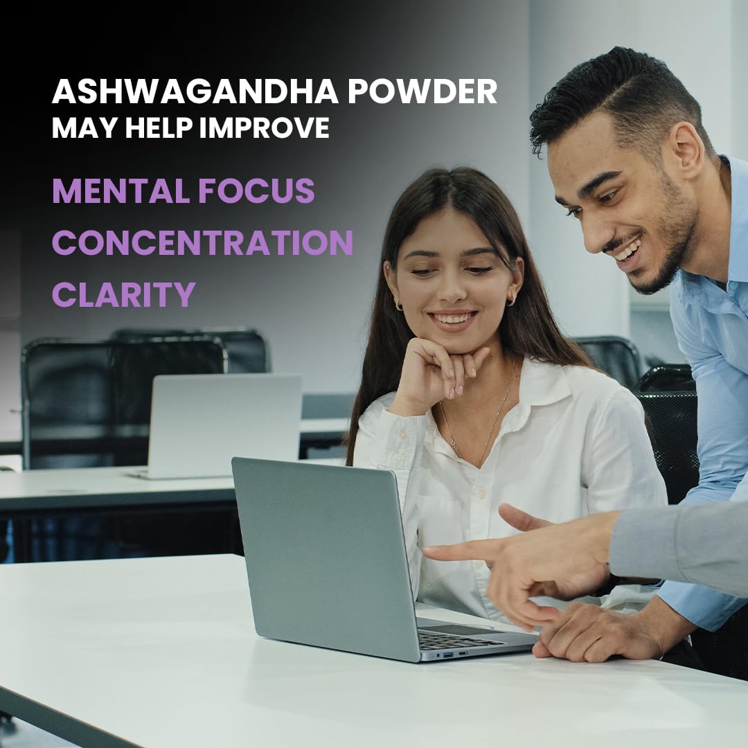 Carbamide Forte CF 100% Organic Ashwagandha Powder - Withania Somnifera - USDA Certified Organic Ashwagandha for Vitality, Strength & Stress Management - 100g Veg Powder (Pack of 2)