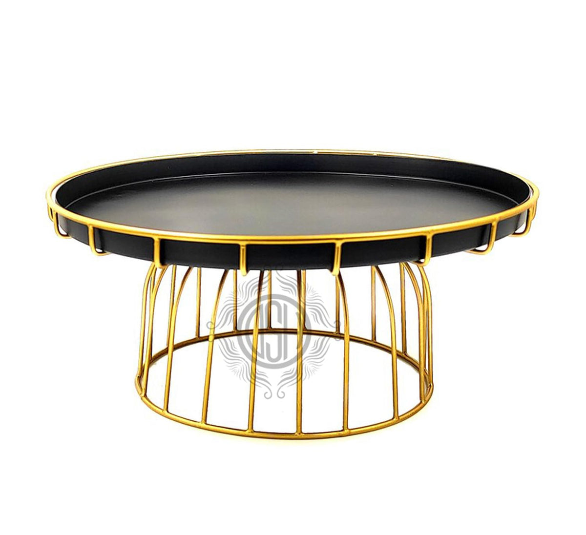 DSH Cake Stand for Cupcake Display Stand Multipurpose Round Dessert Stand for Birthday and Wedding Party (Black, Big)