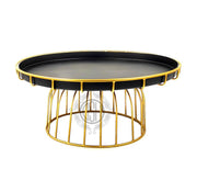 DSH Cake Stand for Cupcake Display Stand Multipurpose Round Dessert Stand for Birthday and Wedding Party (Black, Big)
