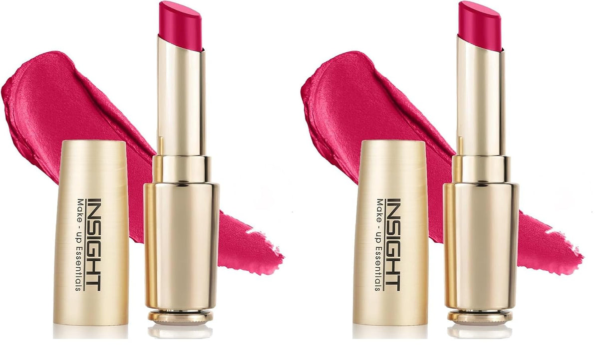 INSIGHT Air Whip Lipstick - Ceo Silk| Blurred Matte Finish | Air Whipped Mousse Texture | Ultra Lightweight, Buildable Pigment | Hydrating Long Wear Comfort - 3.75g (Pack of 2)