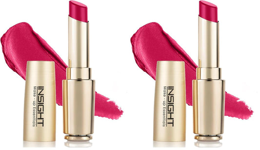 INSIGHT Air Whip Lipstick - Ceo Silk| Blurred Matte Finish | Air Whipped Mousse Texture | Ultra Lightweight, Buildable Pigment | Hydrating Long Wear Comfort - 3.75g (Pack of 2)