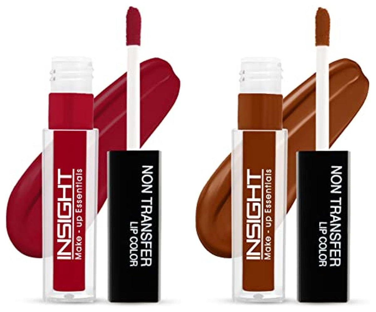 INSIGHT Non Transfer Lip Color, Matte Finish, 4ml - 21 Romance & Insight Non Transfer Lip Color, Matte Finish, 4ml (01 Joyfull)