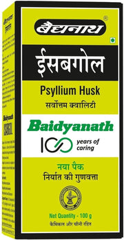 Baidyanath Asli Ayurved Isabgol - Psyllium Husk Powder | Effectively Relieves Constipation | Fibre Supplement For Digestion (Isabgol- 100gm)