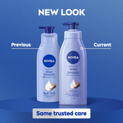 NIVEA Shea Smooth 400ml Body Lotion | 72 H Moisturization | With Deep Moisture Serum & Shea Butter | Non Greasy & Healthy Looking Skin