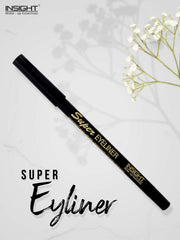 INSIGHT Super Kajal (Black) | Matte Finish |Transferproof| Waterproof|One stroke Application for Everyday Use - 20g (Pack of 2)