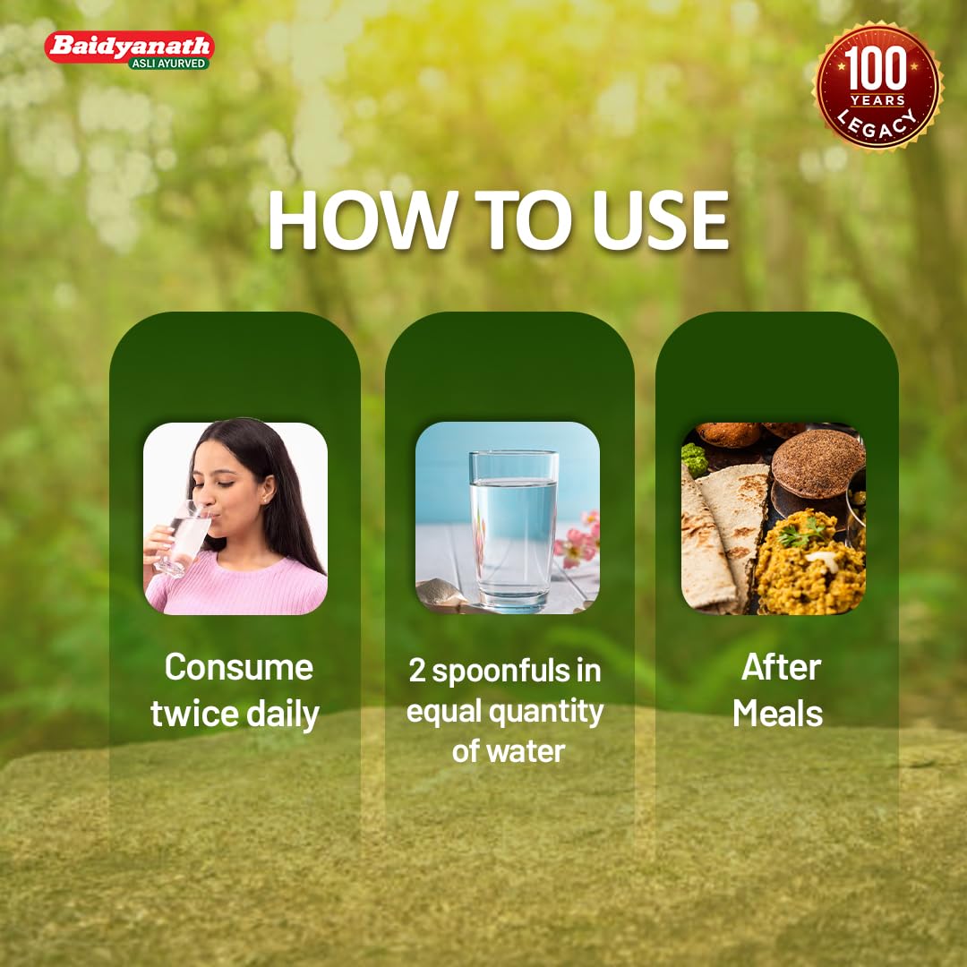 Baidyanath Ajwain Ark - 225 ml | Ayurvedic Solution for Stomach Health, Supports Digestion and Appetite