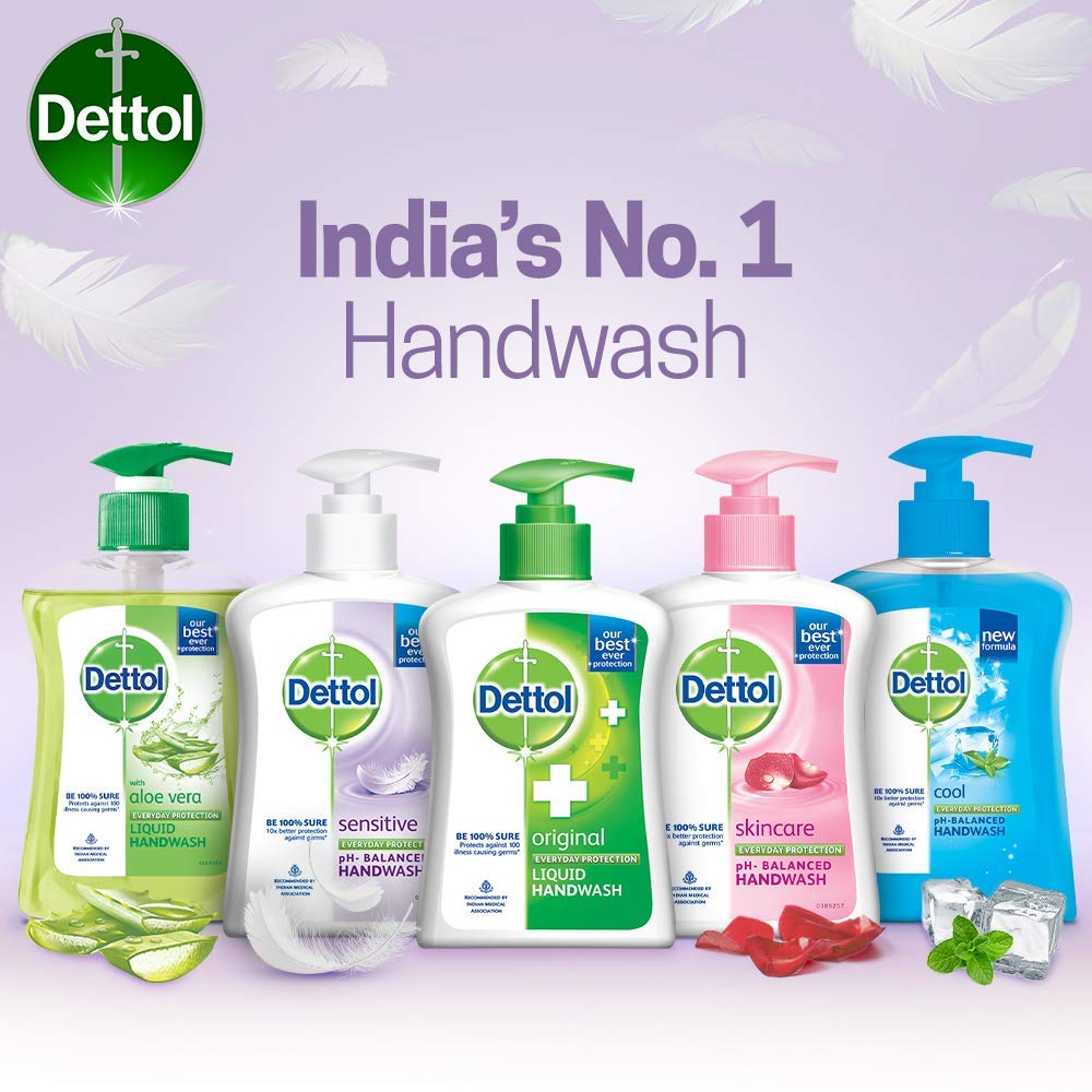 Dettol Liquid Sensitive Handwash - 200 ml - 175 ml (Any Variant)