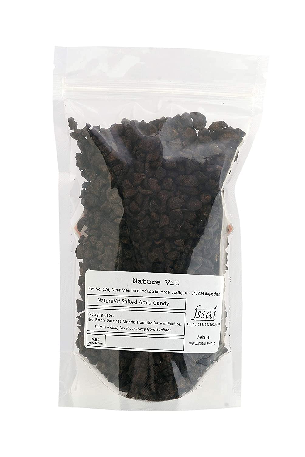NatureVit Dried Amla 1Kg | Lightly Salted Indian Gooseberry | Natural Digestive Snack | Rich in Vitamin C & Antioxidants