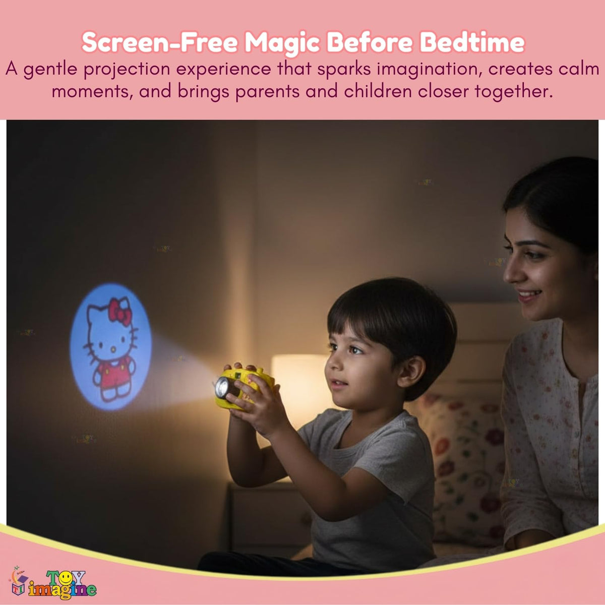 Toy Imagine Cartoon Projection Camera Keychain, Assorted Design, Pack of 12