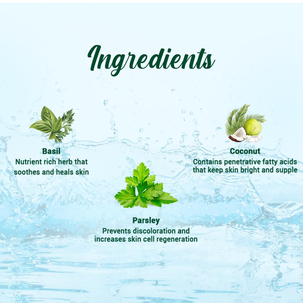 Biotique Basil & Parsley revitalizing Bathing Bar 150g x 3