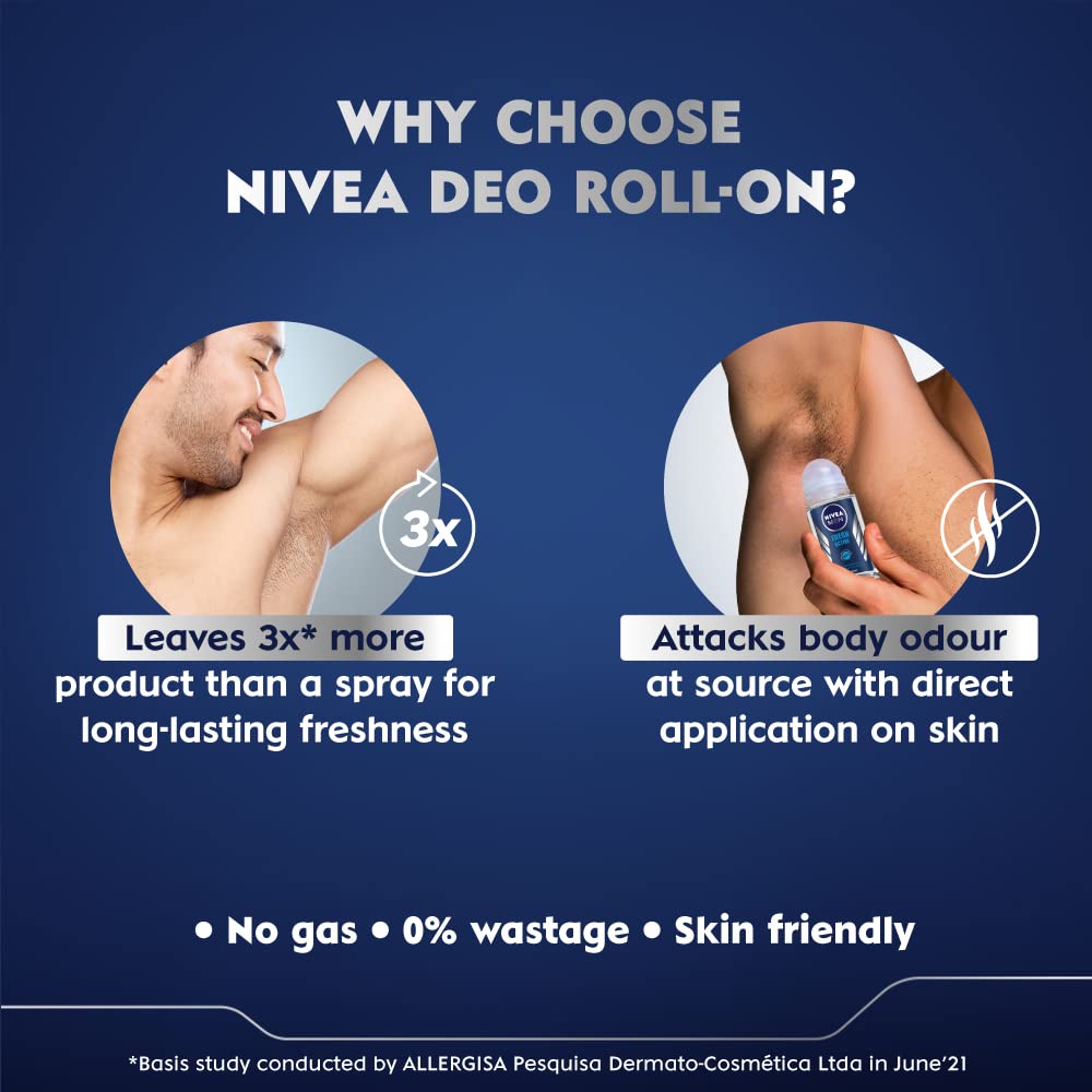 Nivea Body Lotion For Very Dry Skin, Cocoa Nourish, With Coconut Oil & Cocoa Butter, For Men & Women, 400 ml&Nivea Fresh Active Deodorant Roll On For Men, 50ml