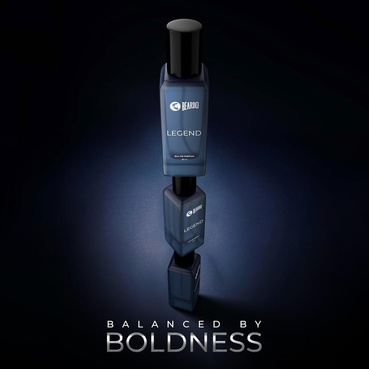 Beardo LEGEND Perfume For Men 20 ml | Eau De Parfum | Intense Fresh Musky Woody | Strong Long Lasting Mens Perfume | Gift for husband | Gift for boyfriend | Gift for Men