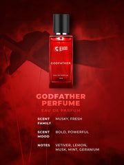 BEARDO Godfather Perfume For Men, 50Ml | Aromatic, Spicy Perfume For Men Long Lasting Perfume For Date Night Fragrance | Body Spray For Men | Ideal Gift For Men (Pack Of 4)