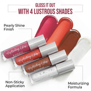 INSIGHT Hydrating Lip Gloss - Pearl Gaze (3.5g) | Moisturizing | Non-Sticky, Plumping & Shiny Finish | Enriched with Coconut Oil, Shea Butter & Vitamin E (Pack of 2)