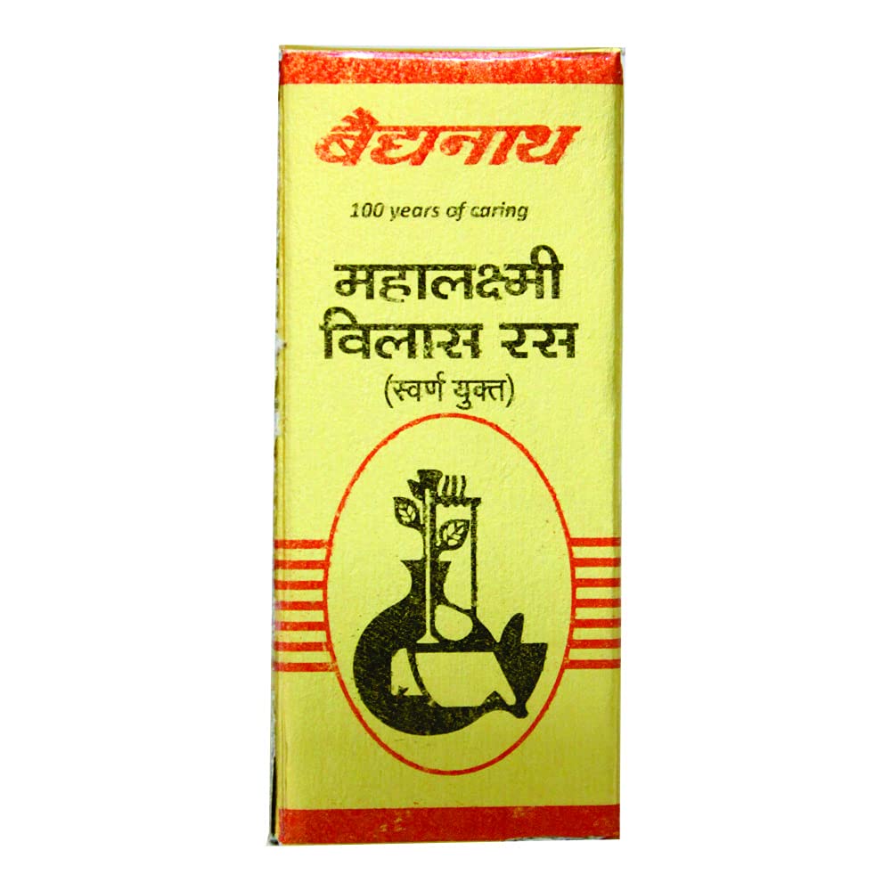 Baidyanath Asli Ayurved Mahalaxmivilas Ras With Gold - 30 Tablets