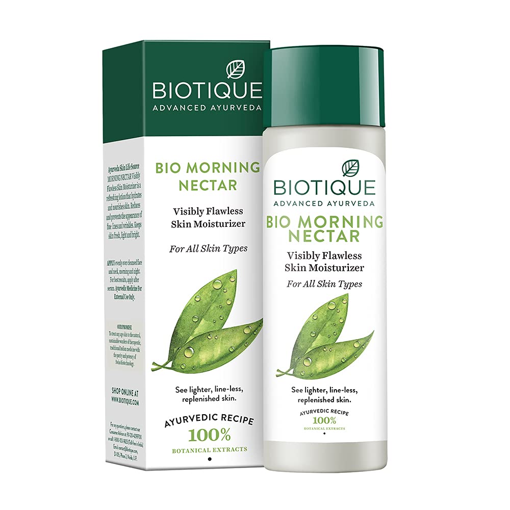 Biotique Bio Morning Nectar Flawless Skin Lotion for All Skin Types, 190ml