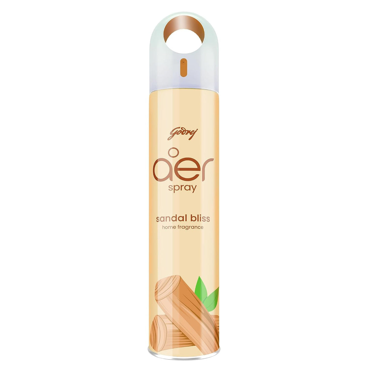 Godrej aer Spray | Room Freshener for Home & Office - Sandal Bliss (180 ml) | Long-Lasting Fragrance